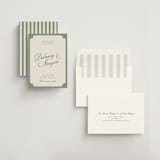 "classic bold border" - Save the Dates in Olive by Cass Loh - Assembled