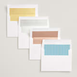 "Proper" - Save the Dates in Ocean by Megan Davis - Envelope Liner Options