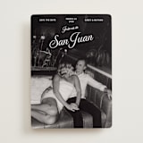 "Vintage Trip" - Save the Dates in Snow by Inkblot Design - Front