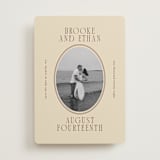 "Ethan" - Save the Dates in Buttercream by Angela Garrick - Front