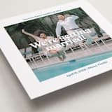 "Take the Plunge" - Save the Dates in Pool by Owl and Toad - Detail