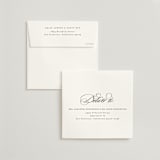 "Square Script" - Save the Dates in Vanilla by Michelle Taylor - FREE Recipient Addressing