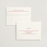 "Croquet" - Save the Dates in Cherry by Megan Davis - FREE Recipient Addressing