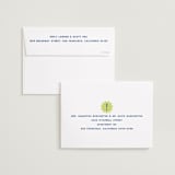 "communiqué" - Save the Dates in Chartreuse by Jennifer Lew - FREE Recipient Addressing
