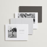 "Proper" - Save the Dates in Gown by Carolyn MacLaren - Back of Card Options