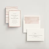 "First Love" - Save the Dates in Blush by Pixel and Hank - Assembled