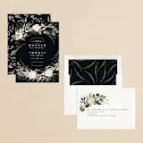 "Ivory Ring" - Save the Dates in Midnight by Susan Moyal - Assembled