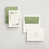 "Verdure" - Save the Dates in Garden by Leah Bisch - Assembled