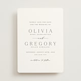 "Classy Type" - Save the Dates in Lily by Hooray Creative - Front