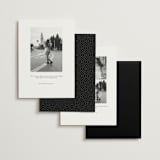 "Classy Type" - Save the Dates in Lily by Hooray Creative - Back of Card Options