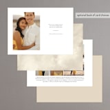 "Organic Florals" - Save the Dates in Porcelain by Susan Moyal - Back of Card Options