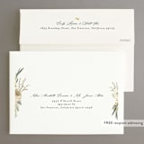 "Organic Florals" - Save the Dates in Porcelain by Susan Moyal - FREE Recipient Addressing