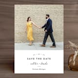 "This Modern Love" - Save the Dates in Onyx by Chryssi Tsoupanarias - Front