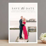"Classic Save the Date" - Save the Dates in Platinum by Laura Bercovich - Front