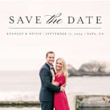 "Classic Save the Date" - Save the Dates in Platinum by Laura Bercovich - Detail