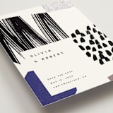 "Graphic" - Save the Dates in Cobalt by Sumak Studio - Detail