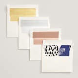 "Graphic" - Save the Dates in Cobalt by Sumak Studio - Envelope Liner Options