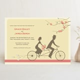 "Journey Together" - Save the Dates in Buttercream by Letter19Design - Front