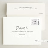 "A Date" - Save the Dates in Ink by lulu and isabelle - FREE Recipient Addressing