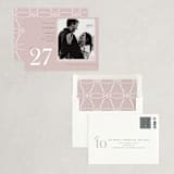 "A love date" - Save the Dates in Blush by Sejal Banker - Assembled