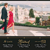 "Our Timeline" - Save the Dates in Onyx by Jessie Steury - Detail