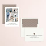 "Stamped Heart" - Save the Dates in Mocha by Stacey Meacham - Assembled