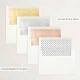 "Me + You" - Save the Dates in Lily by Roxy Cervantes - Envelope Liner Options