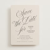 "Mirin" - Save the Dates in Linen by Kate Ahn - Front