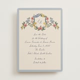 "A wedding in Low Country" - Save the Dates in Cornflower by Chris Griffith - Front