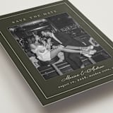 "refined" - Save the Dates in Olive by Nicole Walsh - Detail