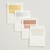 "In Love" - Save the Dates in Linen by Vanessa Doyle - Envelope Liner Options