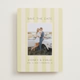 "palmetto" - Save the Dates in Lime by Ellen Schlegelmilch - Front