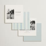 "Alento" - Save the Dates in Celeste by Pati Cascino - Back of Card Options
