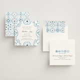 "Almafi" - Save the Dates in Cerulean by Itsy Belle Studio - Assembled