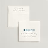 "Almafi" - Save the Dates in Cerulean by Itsy Belle Studio - FREE Recipient Addressing