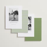 "Palm Monogram" - Save the Dates in Leaf by Olivia Raufman - Back of Card Options