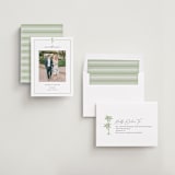 "Palm Monogram" - Save the Dates in Leaf by Olivia Raufman - Assembled