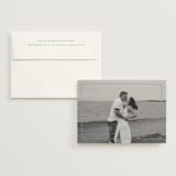 "Fleur Corner" - Save the Dates in French Blue by Carolyn MacLaren - Save the Date with Envelope