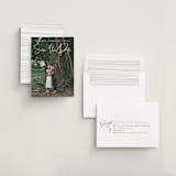 "Natural Script" - Save the Dates in Moonstone by Nicole Barreto - Assembled