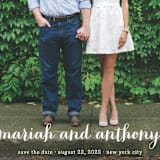"Prescott" - Save the Dates in Cotton by Roxy Cervantes - Detail