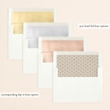 "Frame Up" - Save the Dates in Khaki by Stacey Meacham - Envelope Liner Options