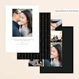 "Our Timeline" - Save the Dates in Onyx by Jessie Steury - Back of Card Options