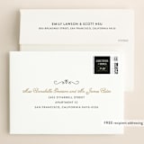 "Our Timeline" - Save the Dates in Onyx by Jessie Steury - FREE Recipient Addressing