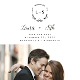 "Always" - Save the Dates in Blush by Susan Brown - Detail