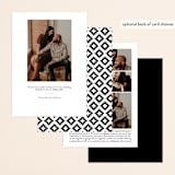 "Jotted" - Save the Dates in Golden by Ashley Hegarty - Back of Card Options