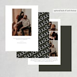 "Beloved" - Save the Dates in Snow by Sarah Brown - Back of Card Options