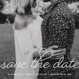 "Beloved" - Save the Dates in Snow by Sarah Brown - Detail