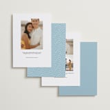 "Stylish Script" - Save the Dates in Cloud by Hooray Creative - Back of Card Options