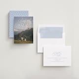 "arched script" - Save the Dates in Pearl by Kristen Smith - Assembled