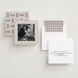 "Square Frame Text" - Save the Dates in Latte by Camille Robinson - Assembled